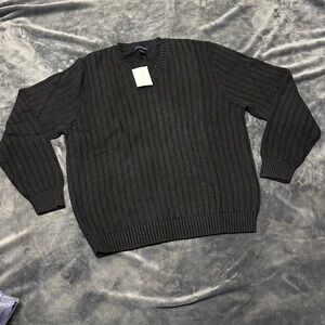 Lands' End Men's Dark Gray Sweater